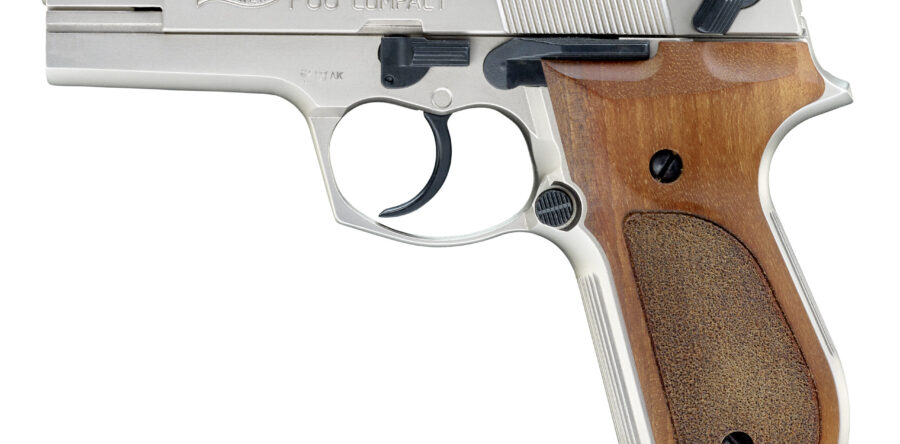 Walther P88 nickel, holz 9mm P.A.K.